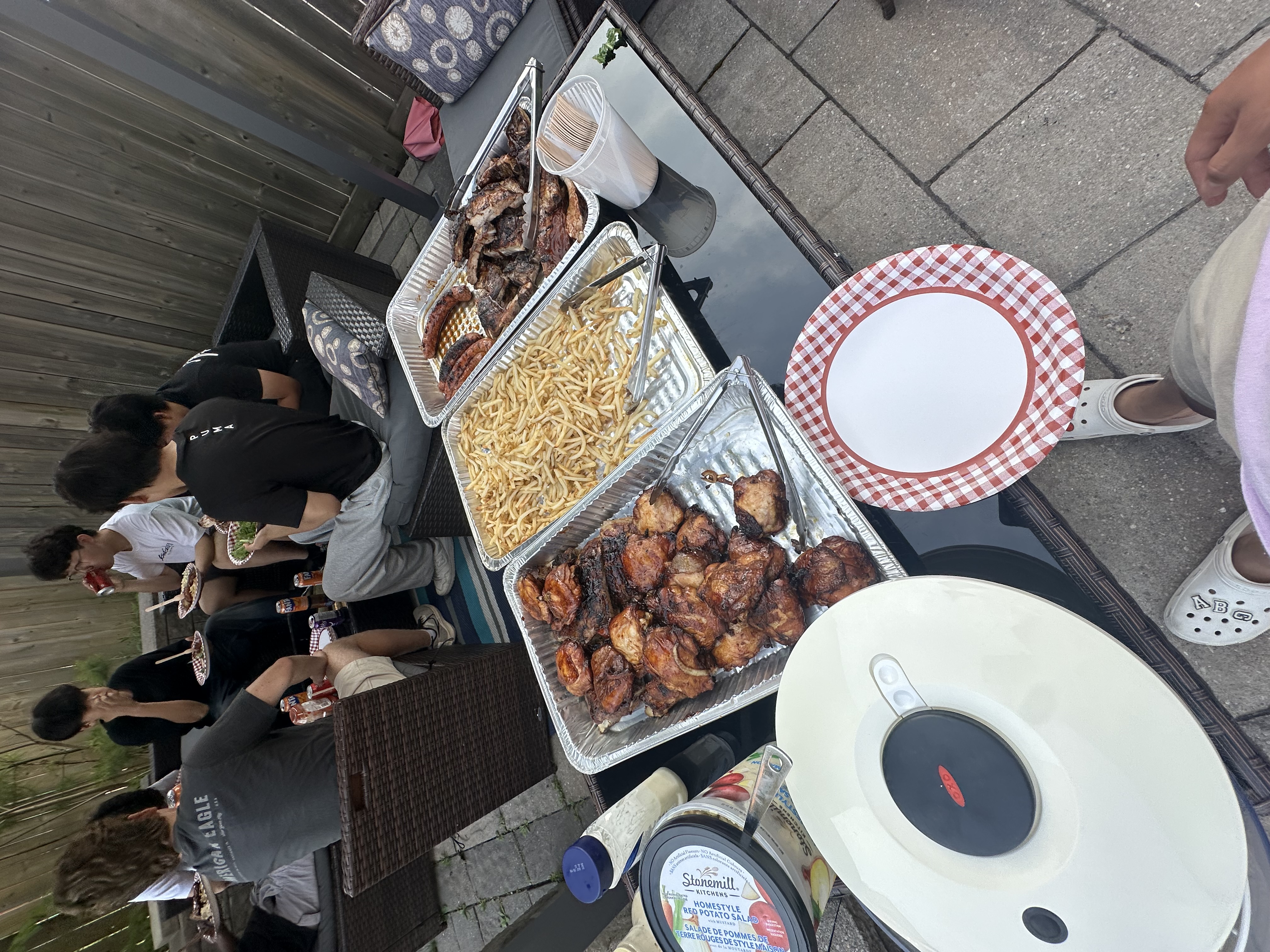 BBQ spread